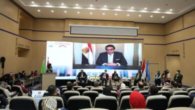 صورة افتتاح المنتدى الإقليمي الأول للعلم المفتوح في المنطقة العربية بجامعة الجلالة بالعين السخنة
