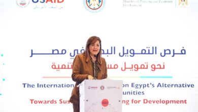 صورة وزيرة التخطيط والتنمية الاقتصادية تفتتح المؤتمر الدولي حول فرص التمويل البديل في مصر