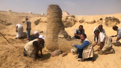 صورة بدء الموسم السادس لحفائر البعثة الأثرية المصرية بسقارة