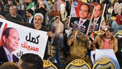 صورة حشود غفيرة بجميع محافظات مصر مع بدء أول يوم للإنتخابات الرئاسية دعم للدولة المصرية وإستقرارها