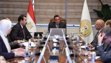 صورة وزير التنمية المحلية يلتقي مع المدير التنفيذي لجهاز مستقبل مصر للتنمية المستدامة