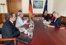 صورة فؤاد : تعقد لقاءا ثنائيا مع وزيرة الدولة الألمانية للمناخ