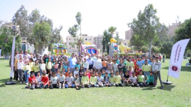 صورة بنك مصر  : يشارك الاطفال احتفالهم بيوم اليتيم في 15 محافظة