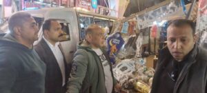 رئيس حي بولاق الدكرور يقود حملة مكبرة لإزالة الإشغالات بشارع ناهيا